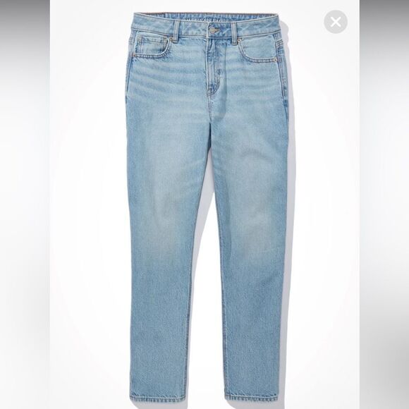 American Eagle Light Blue Women’s Strigid Mom Jeans , Size 8, Waist 30, Regular - Picture 4 of 8